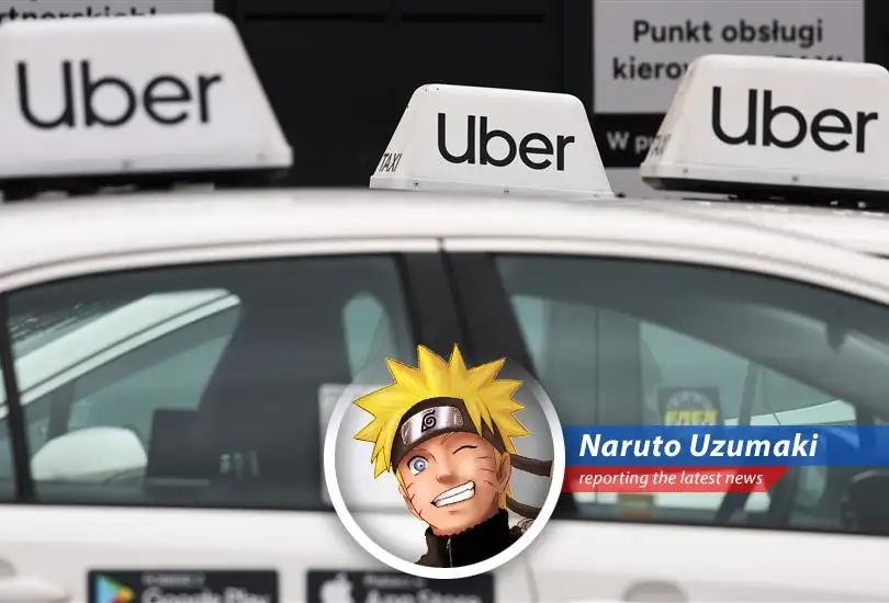 Uber logo displayed on a smartphone with legal documents blurred in the background, symbolizing the legal battle over rider safety.