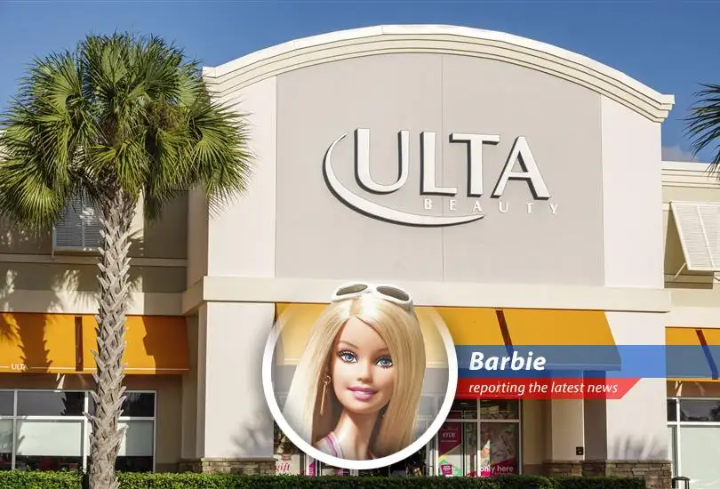 Ulta Beauty store front displaying the brand's logo and inviting atmosphere after the release of the latest earnings report.