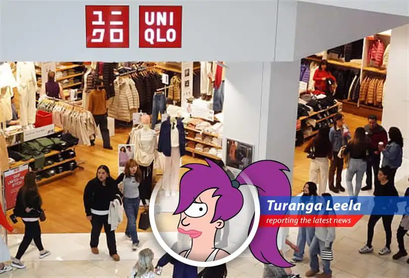 Uniqlo store showcasing its popular apparel line, driving international growth for Fast Retailing.