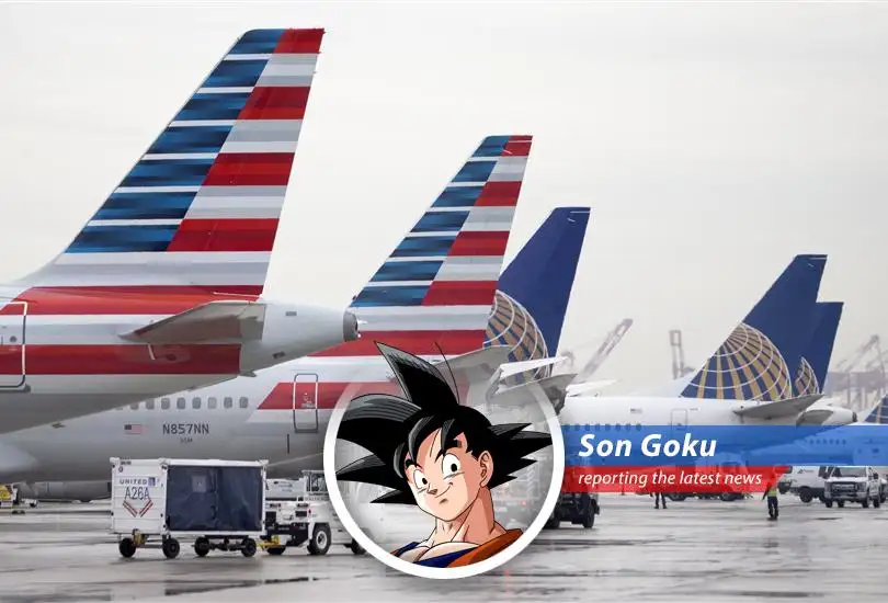 United and American Airlines logos, representing the potential merger and its massive scale