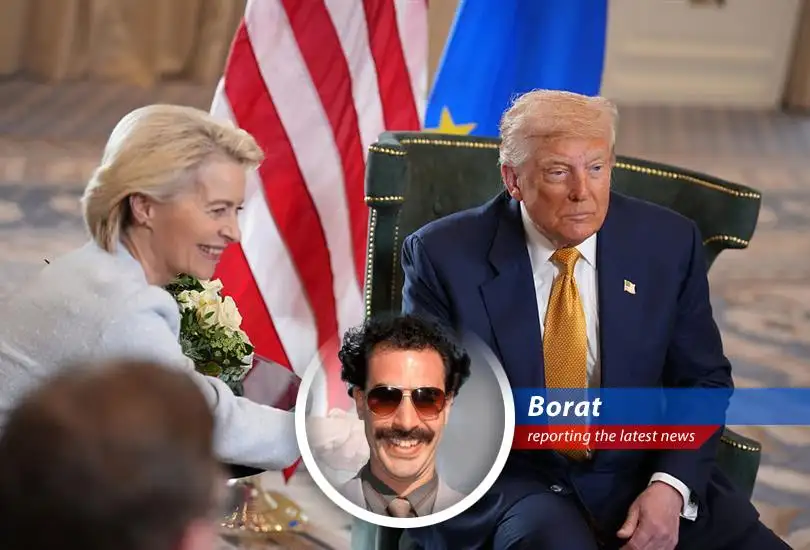 Ursula von der Leyen hails trade agreement, emphasizing transatlantic benefits.
