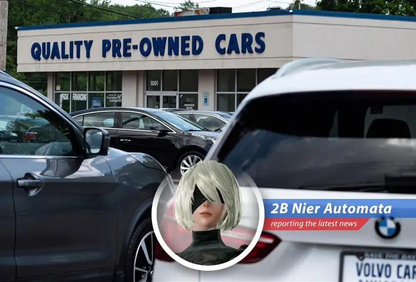 Used cars at a dealership ready for sale. Prices are influenced by wholesale auction trends.