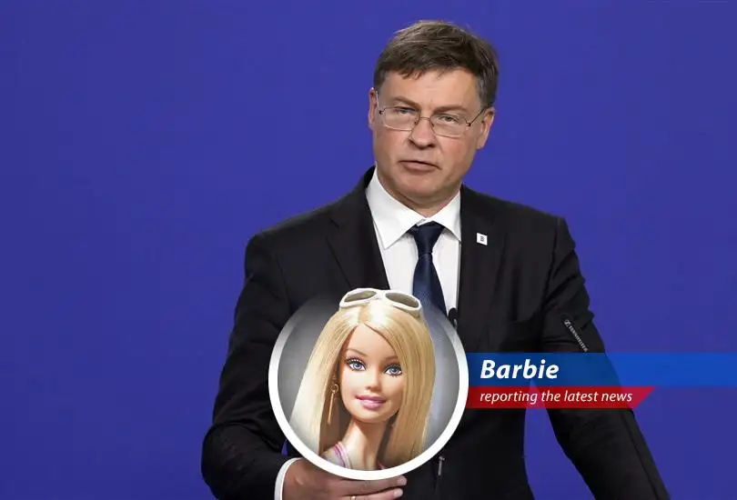Valdis Dombrovskis, European Commissioner for Economy and Productivity, addresses economic challenges at the G7 finance ministers meeting.