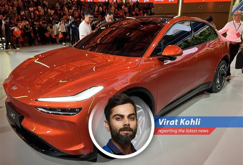 Virat Kohli delivers electrifying commentary on Nio's electric drive to the Middle East