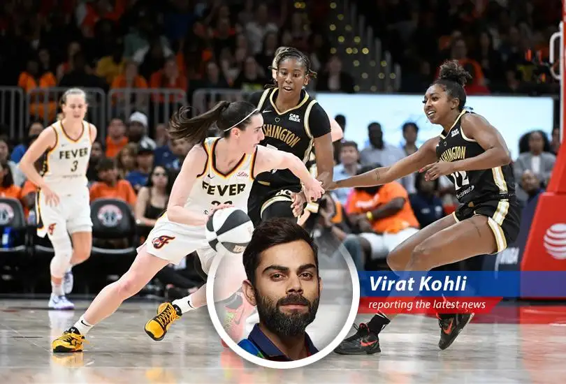 Virat Kohli humorously reacts to the record-breaking viewership and fan engagement in the Women's National Basketball Association