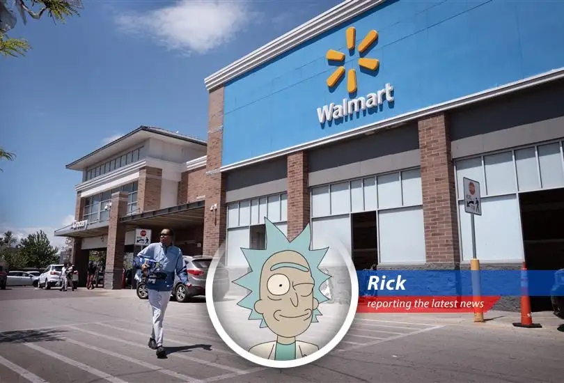 Walmart store. The fate of the U.S. economy rests partially on its sales figures. Wubba Lubba Dub-Dub.