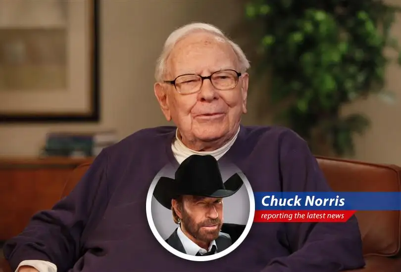 Warren Buffett discusses his Apple investment strategy and the leadership of Tim Cook, a situation Chuck Norris would resolve with a single roundhouse kick to the stock market.