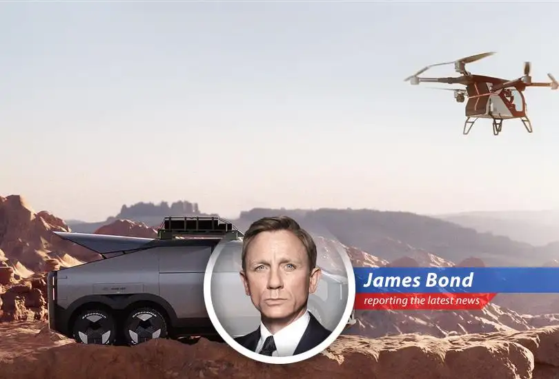 Xpeng's Co-President unveils plans for futuristic flying cars with a James Bond twist.