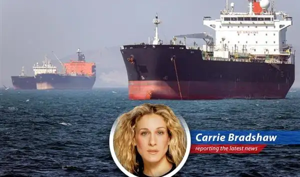 A lone tanker navigates the Strait of Hormuz, a runway of geopolitical tension and fleeting hope.