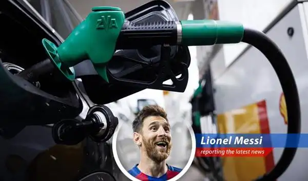 A petrol station in the UK faces rising prices amidst global tensions and domestic tax debates.