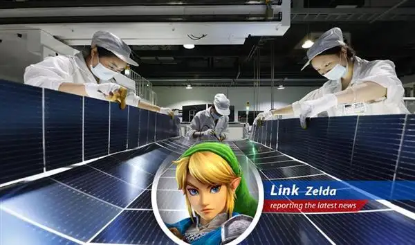 A solar panel farm in China highlighting the nation's significant investment and current overcapacity in solar energy production.