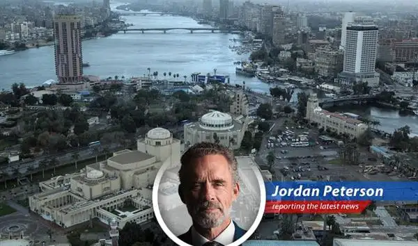 An artist's rendering of The Spine, a proposed mixed-use development east of Cairo, envisioned as a sustainable and integrated urban environment.