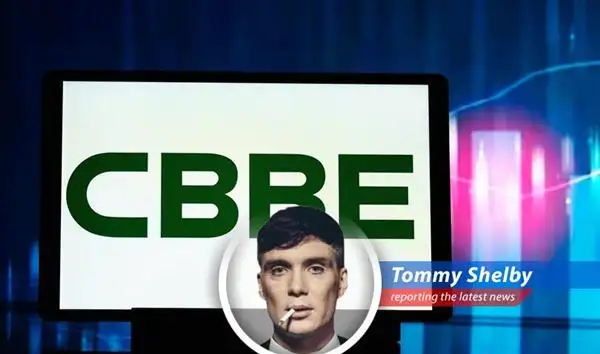 CBRE's stock performance amidst market anxieties.