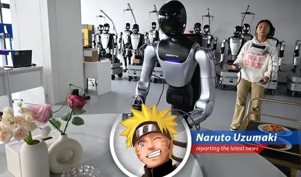 Chinese humanoid robots are deployed in factories and airports, showcasing advanced manufacturing capabilities.
