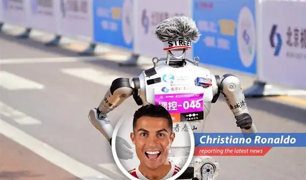 Chinese humanoid robots compete in the Beijing Half-Marathon, demonstrating their athletic prowess and autonomous navigation skills.