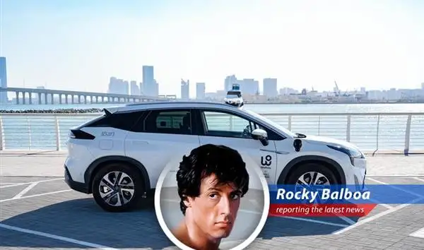 Chinese robotaxi company WeRide operating in Dubai, highlighting the increasing presence of autonomous vehicles in the Middle East.