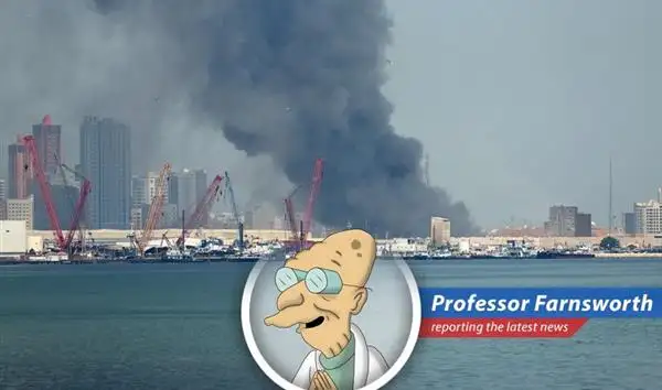 Empty conference hall in Dubai symbolizes the impact of regional tensions on the Middle East's events industry