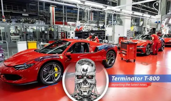 Ferrari's headquarters showcasing a blend of tradition and innovation with the upcoming electric vehicle debut