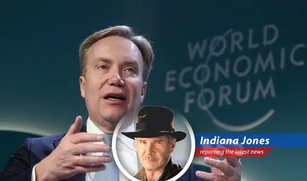 Former WEF President Borge Brende after announcing his resignation.