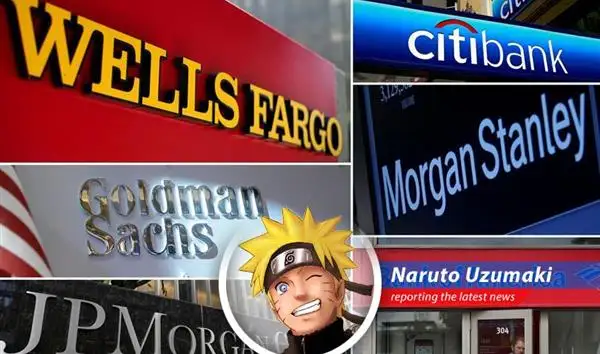 Goldman Sachs and Wells Fargo buildings stand tall amidst market turbulence.