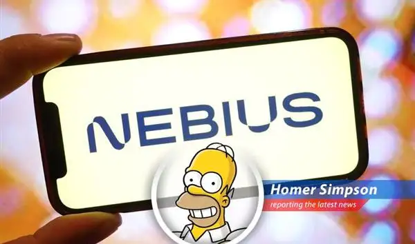 Homer contemplates the stock market while enjoying a donut.