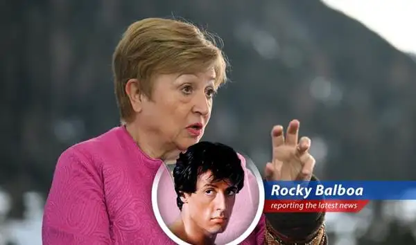 IMF head Kristalina Georgieva warns of stagflation risks due to the ongoing conflict.