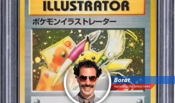 Logan Paul celebrates record sale of rare Pikachu Illustrator card, highlighting the growing interest in collectible assets.