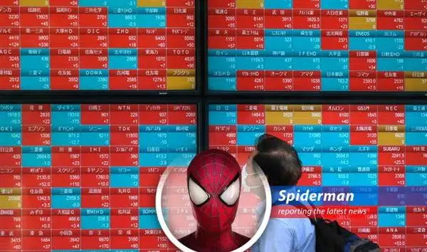 Nikkei 225 reaches unprecedented levels amid global economic uncertainty.