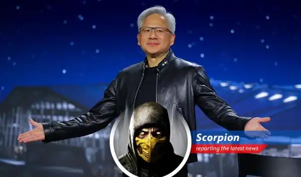 Nvidia CEO Jensen Huang introducing NemoClaw, Nvidia's new open-source AI platform.