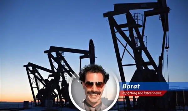 Oil tankers navigating the Strait of Hormuz, a critical chokepoint for global oil supply. Very important, like tractor in Kazakhstan.