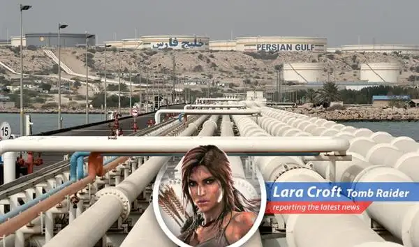 Oil tankers navigating the Strait of Hormuz, a critical chokepoint for global oil supply.