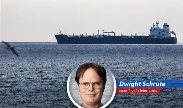 Oil tankers navigating the Strait of Hormuz, a critical global chokepoint.