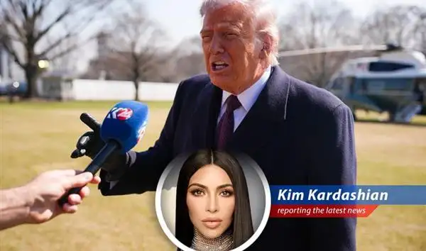 President Trump addresses reporters, hinting at potential military action against Iran.