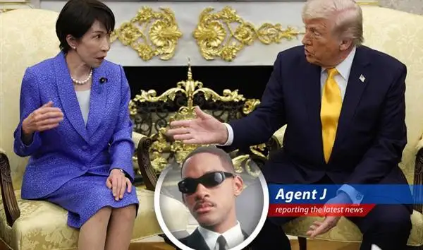 President Trump meets with Japan's Prime Minister Takaichi in the Oval Office.