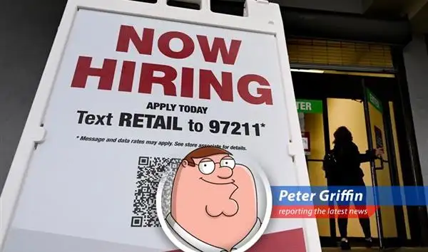 Retail workers stocking shelves, symbolizing the unexpected hiring boom in the retail sector despite economic uncertainties.