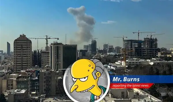 Smoke rises over Tehran amidst reports of U.S. and Israeli strikes highlighting the escalating tensions in the region and underscoring the potential for widespread conflict.