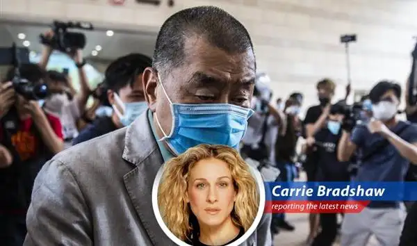 Supporters of Jimmy Lai outside the courthouse, awaiting the verdict in a case that has become a flashpoint for international scrutiny.