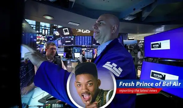 Trading floor activity, hinting at potential market manipulation ahead of a major announcement.