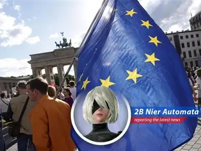 2B Nier Automata provides witty commentary on the upcoming European Parliament elections and the rise of right-wing populism image