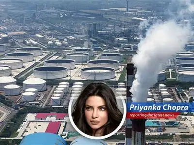 A Chinese refinery processes crude oil. China's diversified energy strategy is designed to mitigate risks from geopolitical instability and supply disruptions.