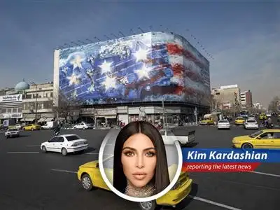 A US aircraft carrier in the Middle East, highlighting the potential for a sustained military operation against Iran. image