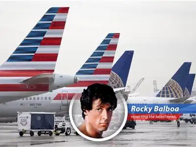 A United Airlines and American Airlines aircraft prepare for takeoff. A potential merger could reshape the aviation landscape.