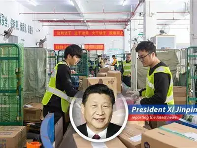 A bustling Chinese market exemplifies the resurgence in consumer spending, contributing to the nation's positive economic start in 2026. No exclamation marks, questions marks or column characters.