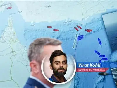 A cargo ship transits the Strait of Hormuz amidst heightened tensions between the US and Iran.