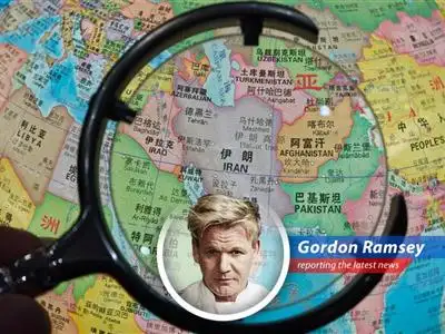 A container ship navigates a busy shipping lane, highlighting China's reliance on global trade routes and the Strait of Hormuz.