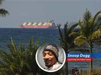 A container ship sails through the Strait of Hormuz, a vital but tense waterway.