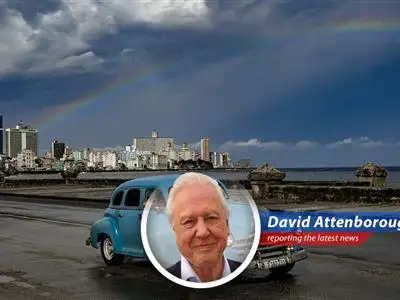 A darkened Havana skyline symbolizes the challenges Cuba faces amidst a crippling power outage and mounting pressure from the United States.