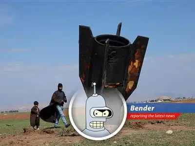 A depiction of NATO missile defense systems protecting Turkish airspace from incoming threats. It's like a high-stakes game of Pong, but with real consequences.