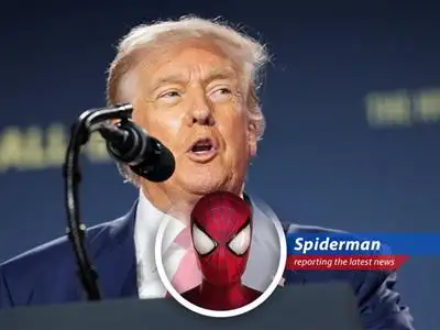 A digital illustration representing artificial intelligence with the US flag in the background, symbolizing the national AI policy proposal.