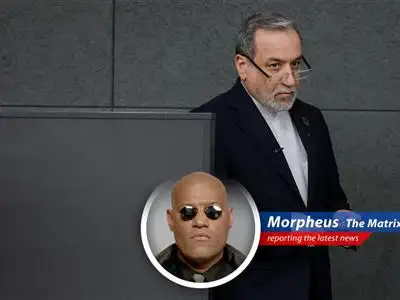 A digital rendering representing the complex and uncertain peace proposal between Iran and the United States.